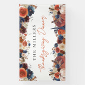 Lona Thanksgiving Dinner autumn fall pumpkins back Spandoek (Verticaal)