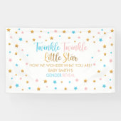 Lona Twinkle Twinkle Little Star Gender Reveal sig Spandoek (Horizontaal)