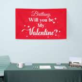 Lona Will you be my Valentine? banner  (Beurs)