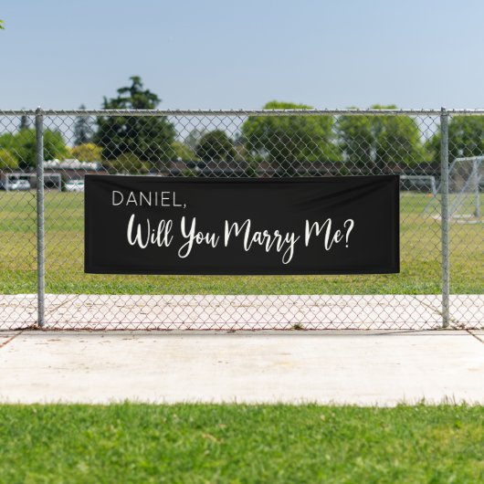 Lona  Will you Marry Me Proposal Sign banner  (Insitu)