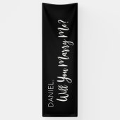 Lona Will you Marry Me Proposal Sign banner (Verticaal)