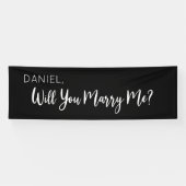 Lona  Will you Marry Me Proposal Sign banner  (Horizontaal)