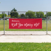 Lona  Will you Marry Me Proposal Sign banner  (Insitu)