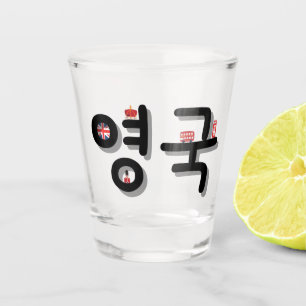 Londen 런 던 in Koreaans soju Shot Glas