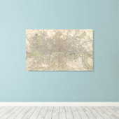 Londen 1843 canvas afdruk (Insitu (Houten vloer))