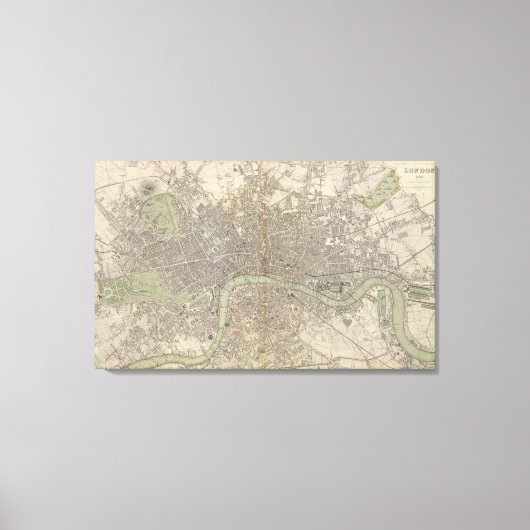 Londen 1843 canvas afdruk (Voorkant)