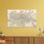 Londen 1843 canvas afdruk (Insitu (Woonkamer))