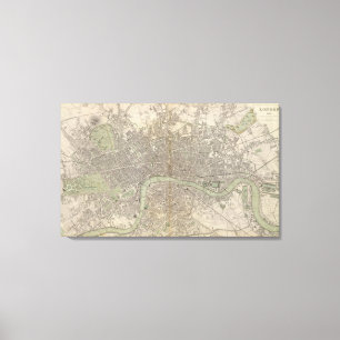 Londen 1843 canvas afdruk