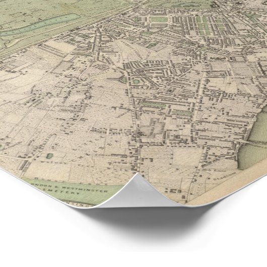 Londen 1843 poster (Hoek)