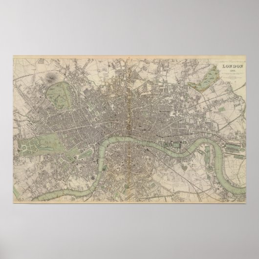 Londen 1843 poster (Voorkant)