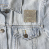 Londen 1843 vierkante button 5,1 cm (In situ)