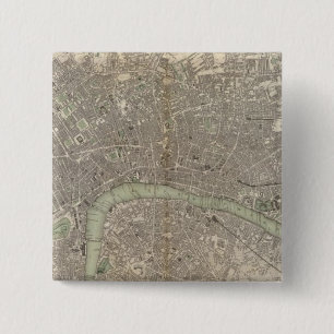 Londen 1843 vierkante button 5,1 cm