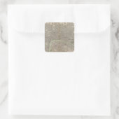 Londen 1843 vierkante sticker (Tas)