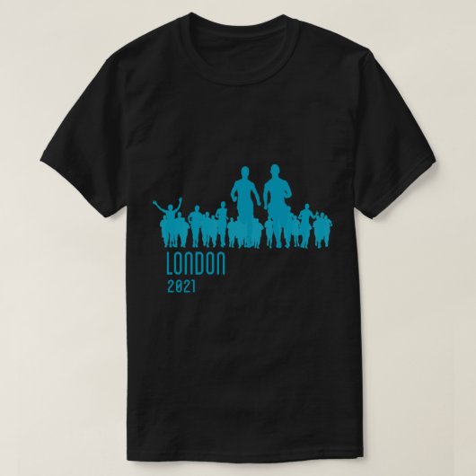 Londen 2021 Marathon T-shirt (Design voorkant)