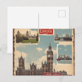 Londen (3) briefkaart (Voorkant / Achterkant)