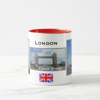 Londen 3-panel Red London Combo Mok