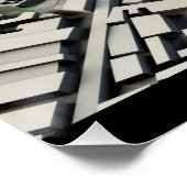 Londen 3D Digitale Kaart 2015 Perfect Poster (Hoek)