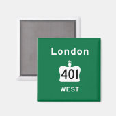 Londen 401 magneet (Voorkant / Achterkant)