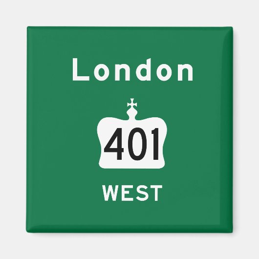 Londen 401 magneet (Voorkant)