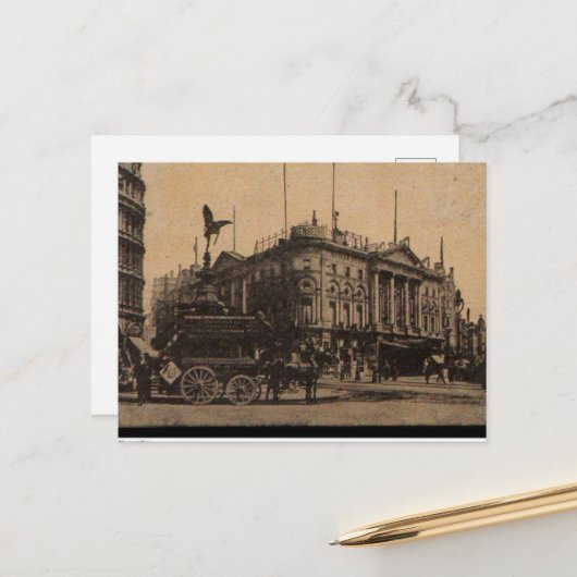 Londen 73 quaddles feestdagenkaart (Voorkant / Achterkant in situ)