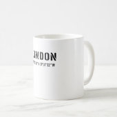 Londen Aandenken Stad Koffiemok (Voorkant rechts)