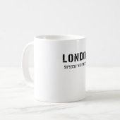 Londen Aandenken Stad Koffiemok (Voorkant links)