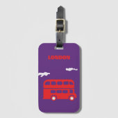 Londen Acryl Bagagelabel (Voorkant (verticaal))