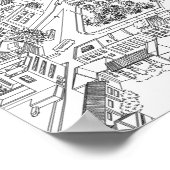 Londen afbeelding poster (Hoek)