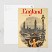  Londen Air Travel Big Ben Briefkaart (Voorkant / Achterkant)