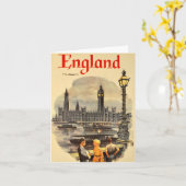 Londen Air Travel Big Ben Kaart (Gele Bloem)