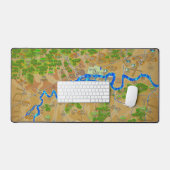 Londen Angelsaksische kaart Deskmat Bureaumat (Keyboard & Muis)