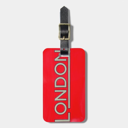 Londen Bagagelabel (Voorkant verticaal)