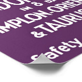 Londen - Bagdad Orient Express Poster (Hoek)