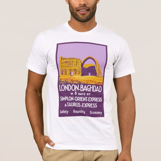 Londen - Bagdad Orient Express T-shirt (Voorkant)