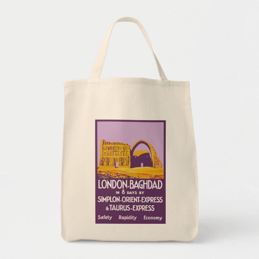 Londen - Bagdad Orient Express Tote Bag (Voorkant)