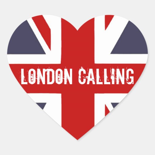 Londen bellende Stickers (Voorkant)