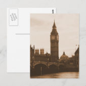 Londen - Big Ben - Briefkaart (Voorkant / Achterkant)