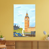 Londen Big Ben canvas kunst (Insitu (Woonkamer))