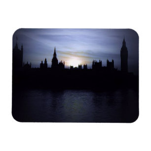 Londen-Big Ben-Elizabeth Tower-Zonsondergang-Magne Magneet
