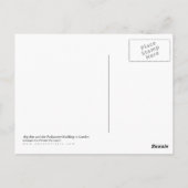 Londen - Big Ben en het Parlementsgebouw Briefkaart (Achterkant)