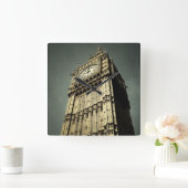 Londen - Big Ben en Tower Square Wall Clock Vierkante Klok (Huis)