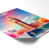 Londen Big Ben Engeland Poster (Hoek)