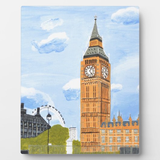 Londen Big Ben Fotoplaat (Voorkant)