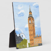 Londen Big Ben Fotoplaat (Zijkant)