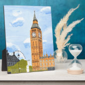 Londen Big Ben Fotoplaat (Zijkant)