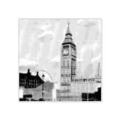 Londen Big Ben Houten Kunst Stempel (Afrduk)