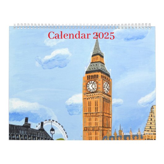 Londen Big Ben Kalender 2025 (Hoes)