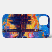 Londen Big Ben: Levendige Impressionistische Olie Case-Mate iPhone Case (Achterkant (horizontaal))
