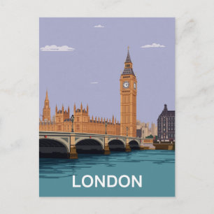 Londen Big Ben & Parlement Briefkaart