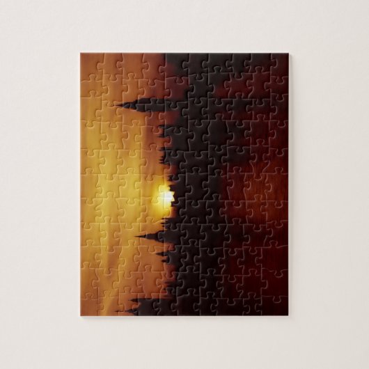 Londen - Big Ben - Parlement - Sunset - Puzzle Legpuzzel (Verticaal)